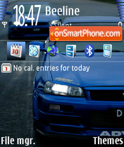Skyline 05 tema screenshot