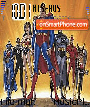 JL Justice League theme screenshot