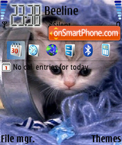 Capture d'écran Kitten thème