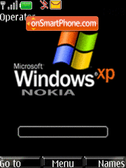 Windows XP in black theme screenshot