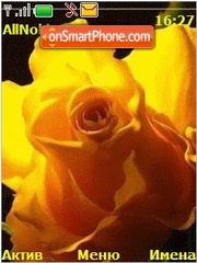 Capture d'écran Yellow Rose thème