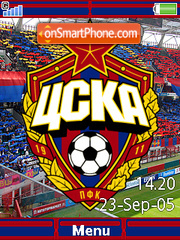 Capture d'écran PFC CSKA K850 thème
