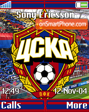 Capture d'écran PFC CSKA K750 thème