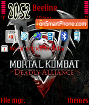 Скриншот темы Mortal Kombat 04