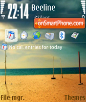 Beach 30 theme screenshot
