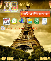 Скриншот темы Eiffel 02