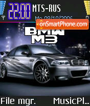 BMW M3 tema screenshot