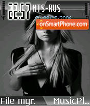 Capture d'écran Avril Lavigne 03 thème
