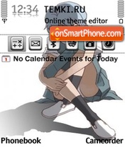Capture d'écran Rei Ayanami thème