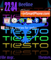 Tiesto 02 es el tema de pantalla