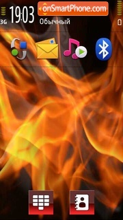 Xpress Fire tema screenshot
