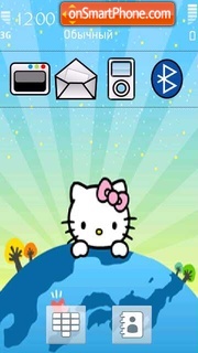 Hello Kitty 26 theme screenshot