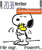 Snoopy 3 Lind tema screenshot