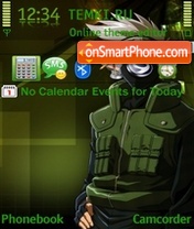 Kakashi Green tema screenshot