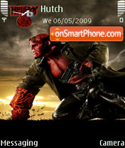 Скриншот темы Hellboy