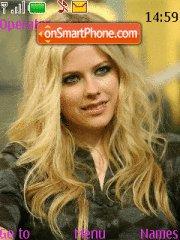 Avril Lavigne theme screenshot