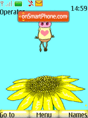 Animated Happy Cow tema screenshot