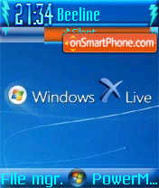 Capture d'écran Windows Livex thème