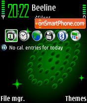 Spiral 01 tema screenshot