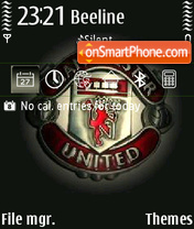 Capture d'écran Manchester United 2010 thème