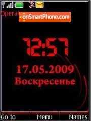 SWF clock $ rus date anim Theme-Screenshot