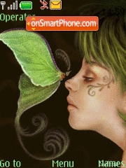 Скриншот темы Green Fairy