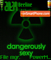 Скриншот темы Dangerously Sexy