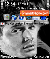 Capture d'écran Jensen Ackles thème