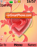 Animated Heart 06 tema screenshot