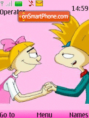 Helga and Arnold theme screenshot