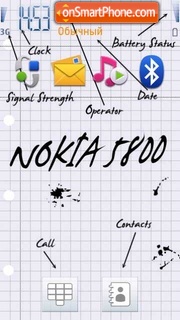 Nokia 5800 Basic es el tema de pantalla