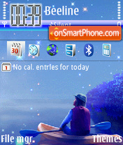 Capture d'écran Blueview thème