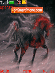 Скриншот темы Red horse
