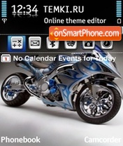 Hayabusa Blue Theme-Screenshot