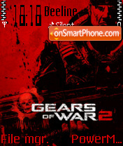Gears Of War 2 V1 01 theme screenshot