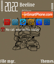 Transformer FP1 tema screenshot
