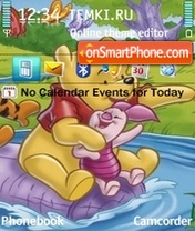 Скриншот темы Winnie Pooh 101