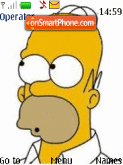 Simpson Gomer es el tema de pantalla