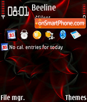 Capture d'écran Red Petals V2 thème