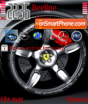 Capture d'écran Ferrari Mags thème