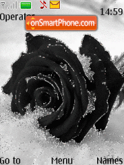 Capture d'écran Black Rose thème