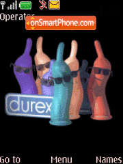 Capture d'écran Durex thème