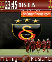 Скриншот темы Galatasaray FC