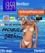 Скриншот темы Mobile Dreams