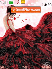 Capture d'écran Red Dress thème