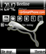 Puma metallic tema screenshot