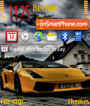 Lamborghini V4 theme screenshot