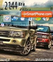 Capture d'écran Range Rover thème