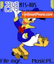 Donald Duck 01 theme screenshot