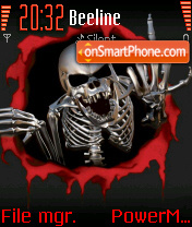Capture d'écran Skeleton Fu-ck thème